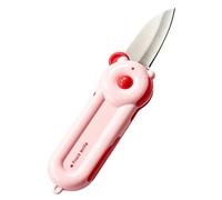 Éplucheur Fruits et Légumes - Coupeur Manuel avec Poignée Pliante Magnétique | Lame Acier Inoxydable pour Préparation Culinaire, Ustensile Cuisine pour Citrouille Kiwi Ananas Barbecue, 12,5x4,6x2,5 cm