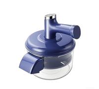 Éplucheur Fruits et Légumes Électrique avec Base Antidérapante - Machine d'Épluchage Automatique pour Pommes Carottes Tomates - Détachable (Blue)