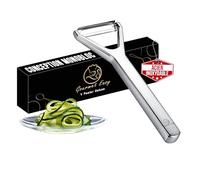 Eplucheur Légumes en Acier Inoxydable | Econome Legumes Ultra-Tranchant Sans Soudure | Pour Droitiers et Gauchers | Compatible Lave-Vaisselle | 5 ans de Qualité