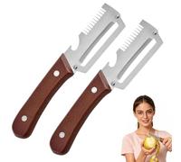 Éplucheur Multifonction En Acier Inoxydable, Set D’Éplucheur De Pomme De Terre Avec Ouvre-Bouteilles Et Couteau Pour Ciboulettes, Ustensile De Cuisine (B)