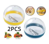 Éplucheur multifonction fruits & légumes - Pomme, carotte, concombre, citron - avec boîte de rangement