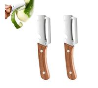 Eplucheur Multifonction, Set Éplucheur Multifonction de Légumes, Avec Ouvre-Bouteilles et Couteau Pour Ciboulettes, Matériel en Acier Inoxydable, Ustensile de Cuisine (A-2 pièces)