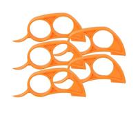 Éplucheur orange : outils d'épluchage pour agrumes, outil de coupe de pamplemousse, épluchage d'orange | 5 pelures de fruits : boutures de légumineuses, outils d'épluchage de fruits pour orange