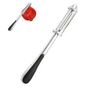 Éplucheur pivotant en acier inoxydable - Outil ergonomique antidérapant pour éplucher, raboter, cuisiner et transférer les aliments dans les cuisines et les restaurants