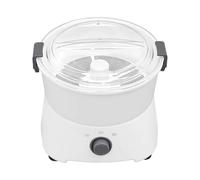 Éplucheuse Pommes de Terre Électrique Cuisine, Rapide Automatique, Légumes, ABS Inox Sécurité, 1.8kg, 85W, Montage Facile, Table, Blanc, 23.6x28.3cm