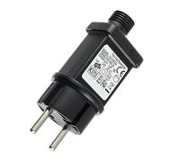 EPLZON 31V 9W LED Transformateur Prise Clignotante IP44 Adaptateur Pilote avec Minuterie 8 Modes pour Lumières de Décoration Clignotantes Lumières de Glaçons Rideau Lumineux Eclairage de jardin