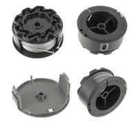 EPLZON Trimmer spool F016800570 pour Bosch UniversalGrassCut 18 18-26 18-260, avec bobine de rechange F016800570(3 Bobines de fil+1 Couvercle de Bobine)