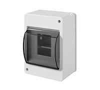 EPN 1 interrupteur IP44 - Programme de prise pour pièces humides Schuko Hermes ANTRA (double interrupteur 0332-07) - Blanc - 53 x 141 x 83 mm