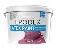 EPODEX Peinture Latex mat, Peinture Murale - Bleu turquoise Pastel+ | Lavable, résistante, respirante & inodore, Intérieur, 3kg (une couche sur 25m²)