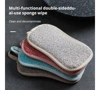 Éponge à récurer Double face en microfibre Super absorbante, 5 pièces, pour la vaisselle, la cuisine, la salle de bains, gomme pour chiffon propre 5 pièces