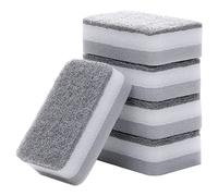 Éponge à Vaisselle 3 Niveaux 5pcs / Set Épurateur de Nettoyage Magique Dissolvant d'huile pour la Cuisine à Domicile Plats Bols Pots Nettoyant Multifonction Éponge de Nettoyage pour Vaisselle