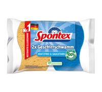 Spontex – Éponge à vaisselle – Anti-rayures et absorbantes – Lot de 2