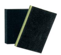Éponge abrasive 3M HI-FL, A/O, revêtue des deux côtés, 98 mm x 125 mm x 13 mm, medium x100 morceau