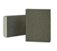 Éponge abrasive 3M, revêtue sur les quatre faces, 68 mm x 100 mm x 26 mm, soft, super fine x100 morceau