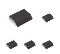 Éponge Abrasive Angulaire 120x90x25 mm Grain 60 EDMA - 163355 (Lot de 5)