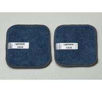 Éponge abrasive Hurricane, 13x13 cm, bleue, lot de 2