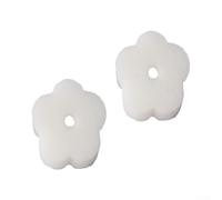 Éponge Anti-écume Fleurie 2 pour Spa et Piscine, Absorbant d'Huile et de Graisse, pour accessoire de Nettoyage Flottant, Creuse, Taille 3x8 cm