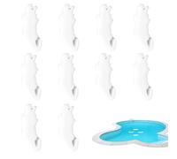 Éponge Anti-Écume Piscine 10 Pièces Filtre Nettoyant Salle de Bain