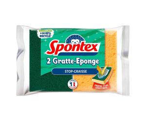 Eponge antibactérienne Spontex - paquet de 2