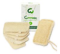 Éponge de cuisine naturelle Organic Loofah exfoliante en éponge de luffa, naturelle Sponge de cuisine, éponge, brosse de luxe, 100 % organique, biodégradable et écologique