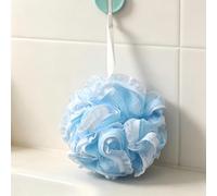Éponge de douche en dentelle ultra douce, boule de bain moelleuse sans | Élégant pouf de bain avec bordure en dentelle, maille moelleuse créant une mousse riche, coutures durables empêchant
