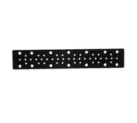 Éponge de ponçage floquée souple 70 x 400 mm avec 53 trous pour machine de meulage pneumatique à sec disque de polissage en mousse épaisse pour le travail du bois