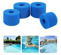 Éponge Filtrante Type S - - - Filtre Piscine Lavable Reutilisable - 4 Pièces