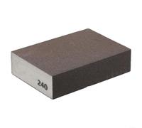 Éponge flexible en mousse haute densité pour meulage mural et meuble, disponible en gros grains moyens et fins (240#)