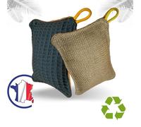 Eponge lavable, réutilisable fabriquée en France, écologique, pour nettoyer tous supports, vaisselle, salle de bain, sanitaires,