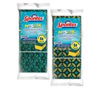Éponge Mosaik, pack de 3, assorti