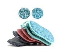 Eponge Vaisselle 6pcs - Couleurs Assorties, Multi-Surface, Anti-Rayure, Eponge Reutilisable Lavable en Microfibre - Séchage Rapide,