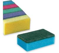 Éponge vaisselle abrasive avec surface abrasive – Lot de 30 éponges multifonctions