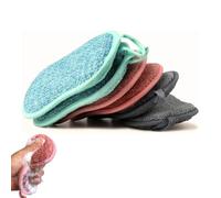 éponge Vaisselle Lavable, 6pcs Eponge Vaisselle Couleurs Assorties, Eponge Reutilisable Lavable, Anti-Rayure Eponge Lavable en Microfibre Séchage Rapide pour Cuisine Vaisselle/Casseroles/Poêles