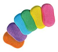 EPONGENIO 5+1 Offert - MYBO TV - Lot de 5 éponges + 1 Offerte Double Faces Réutilisables- Lavables en Machine - Anti Rayure et Multi Surfaces- Multicolores - 11cmx17cm- Vu à la Télé