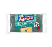 Spontex Gratte-éponge Super Efficace – Lot de 3