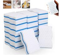 Eponges Magiques 24 Pcs Eponge en Melamine de Nettoyage Trs paisseGomme Magique pour Salle de Bain Piscine Cuisine bla PORTE EPONGE