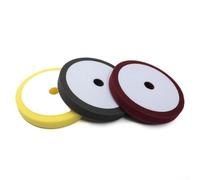 Éponges Polissage pour mousse 7" pour Perceuse Auto Éponges Polissage | 3 éponges 7 pouces, adaptateur pour m14, compatible pour perceuse, pour idéal cire et lustrage, usage pour professionnel