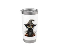 Épouvantail Halloween dessin animé effrayant épouvantail Gobelet isotherme en acier inoxydable double paroi
