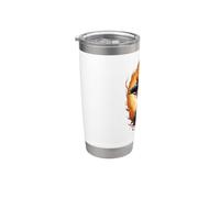Épouvantail Halloween dessin animé effrayant Gobelet isotherme en acier inoxydable double paroi