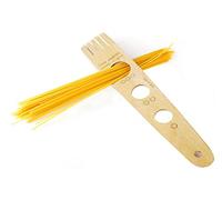 Eppicotispai We Love Pasta Spaghetti Mesure 1 Pièce Fourchette à Spaghetti en Bois Argenté 28,4 cm x 5,5 cm x 0,4 cm