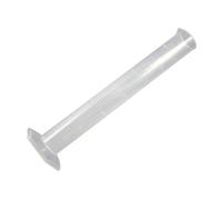 Éprouvette graduée en plastique blanc transparent de 250 ml pour mesure de liquide, pour kit de laboratoire
