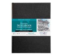 Epsilon Series carnet rembordé rigide 62F A4 150g - Blanc