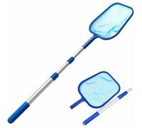 Épuisette de piscine - OKZ® - Longueur totale 150 cm - Filet à mailles serrées - Tube en aluminium robuste