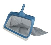 Blue Line Épuisette de Fond Raclette pour Piscine - Filet Résistant et Durable pour Nettoyage Efficace des Débris et Feuilles - Accessoire Essentiel pour Entretien Piscine - Taille Standard - Bleu