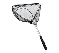 Épuisette pliable avec poignée antidérapante, portable et avec tête | Filet d'atterrissage pliable pour ruisseaux, lacs, rivières, zones côtières, réservoirs et le long des rives