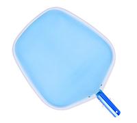 Épuisette pour piscine, écumoire à feuilles avec maille fine, cadre en aluminium durable, filet de nettoyage pour piscine enterrée et hors sol, jacuzzi spa (bleu, 33 cm de grande taille)