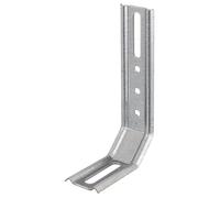 Equerre 3 pans 45 degrés 130x72x30 Galva Alberts - 341398