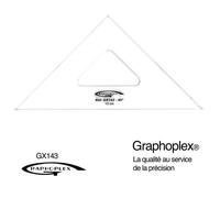 Equerre 45° 3 Bords Droits 13 Cm