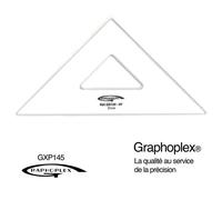 Equerre 45° 3 Bords Droits 21 Cm