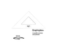 Equerre 45° 3 bords droits 37 cm - graphoplex